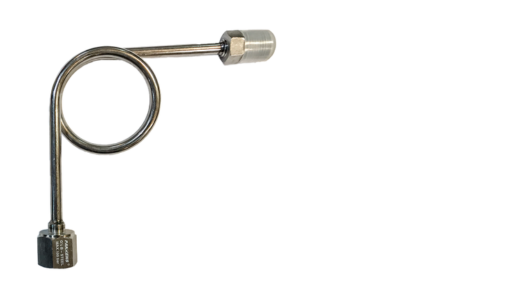 لوپ استنلس استیل ۹۰ درجه