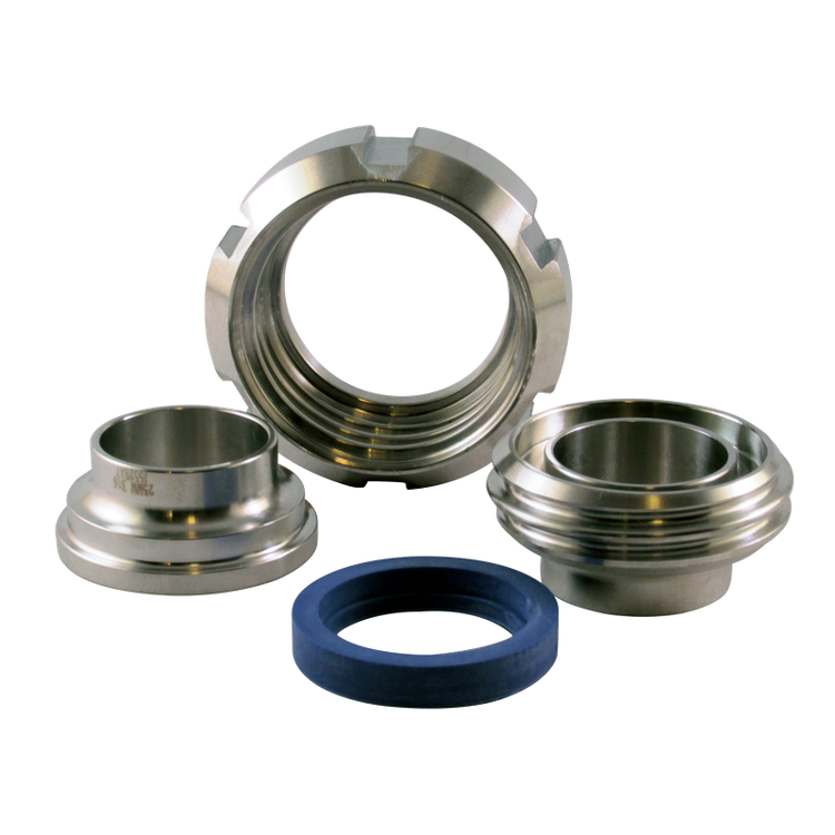 مهره ماسوره صنایع لبنی استنلس استیل 316-B&G