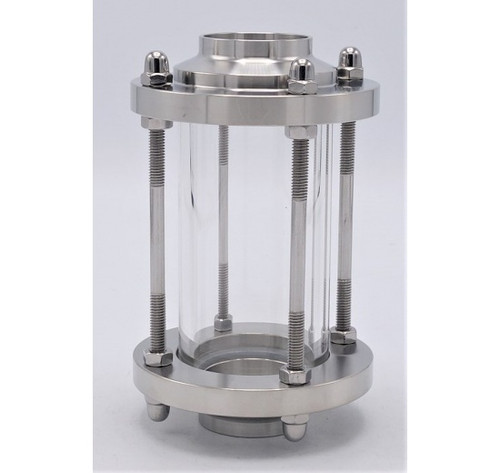 ساید گلاس استنلس استیل صنایع شیری 304- B&G