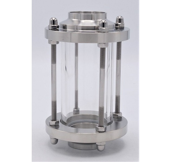 ساید گلاس استنلس استیل صنایع شیری 304- B&G