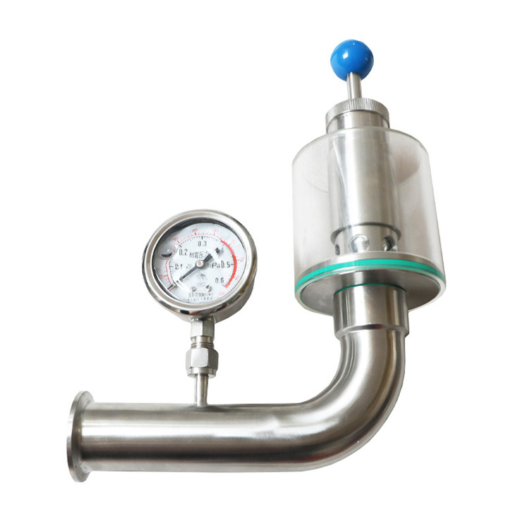 شیر اسپاندینگ استیل کلمپی Sanitary Spunding Valve