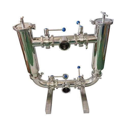 فیلتر صافی دوقلو استنلس استیل صنایع دارویی316- ALFA