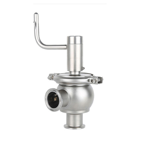 شیر هندلی دوراهه استنلس استیل کلمپی 316