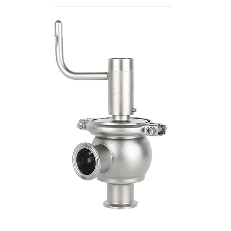 شیر هندلی دوراهه استنلس استیل کلمپی 316