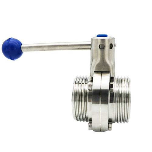 شیر پروانه دنده ای استنلس استیل دسته اهرمی -ALFA- 316