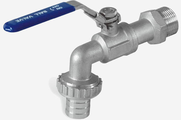 شیر گازی حیاطی استنلس استیل 316- 1/2