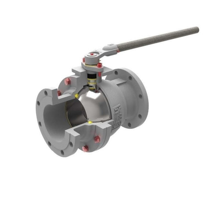 شیر توپی فلنج دار فولادی WCB پیشگام