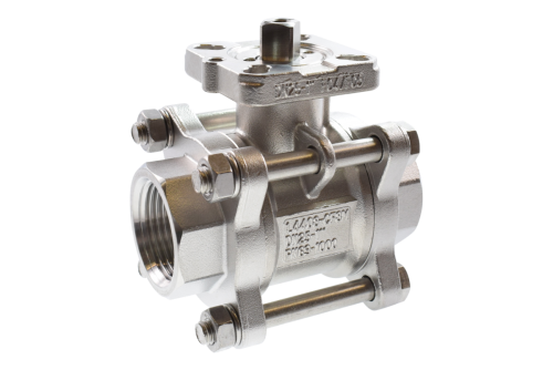 شیر موتورخور سه تکه استنلس استیل 304