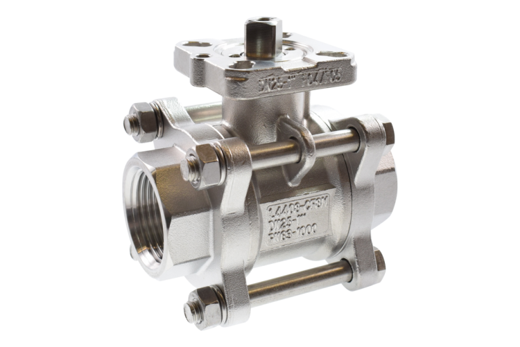 شیر موتورخور سه تکه استنلس استیل 304