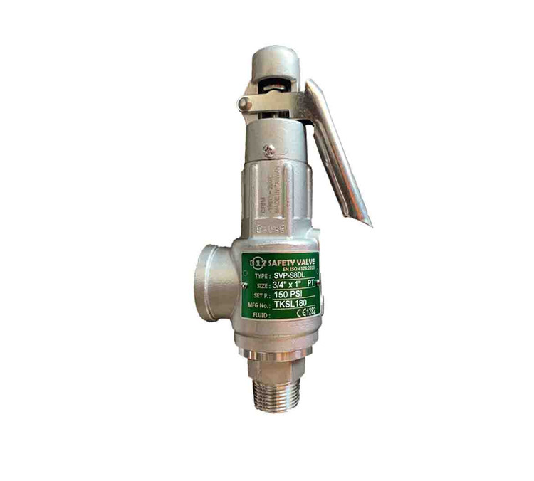 شیر اطمینان استنلس 20بار ، 316 اهرمی (کلنگی)