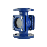 ساید گلاس فلنج دار چدنی آبنوس