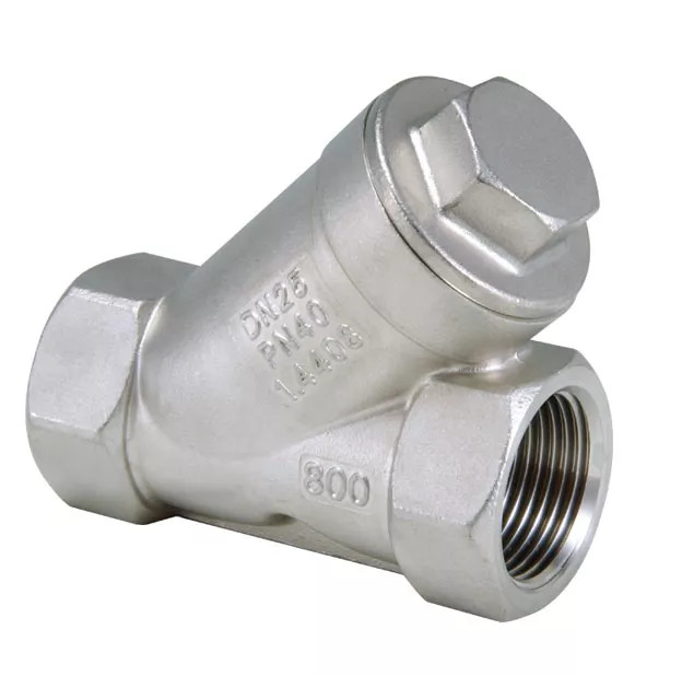 شیر یکطرفه سوپاپی Y-type استنلس استیل دنده 304 - KITZ