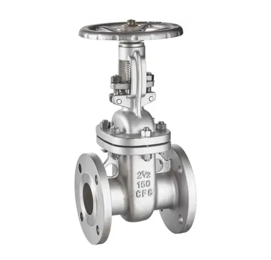 شیر کشویی فلنج دار استنلس استیل  NIPPON -کلاس 150-304